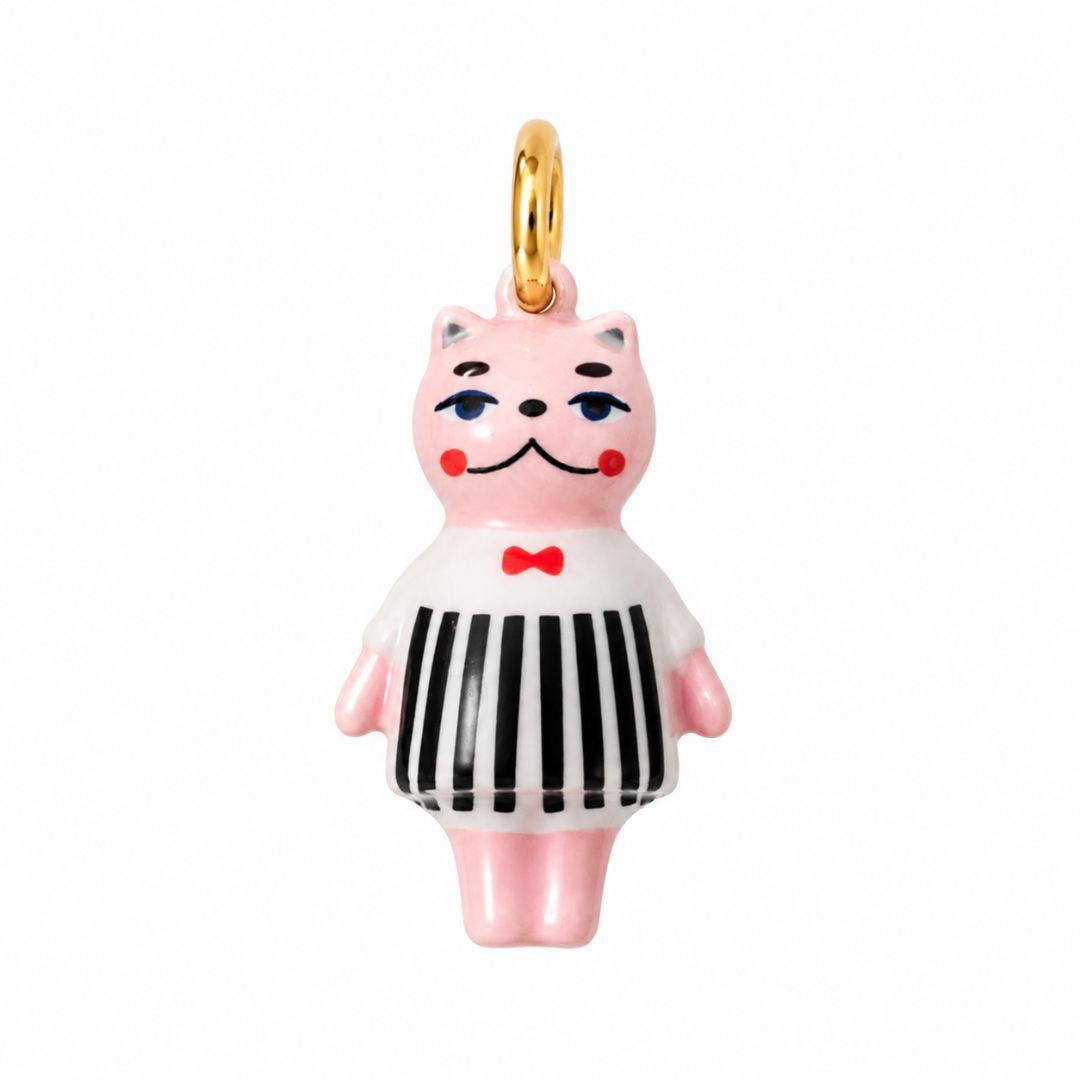 CHARMS | Anhänger 'CHICACO TOYA MANEKI MANEKO' weiß