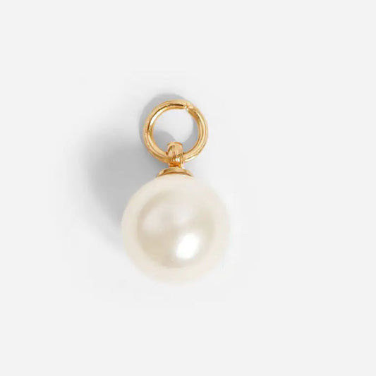 Anhänger 'Pearl' gold 8 mm