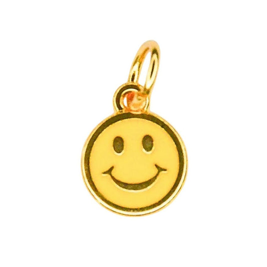 Anhänger Smiley gelb