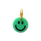 Anhänger Smiley grün/gold