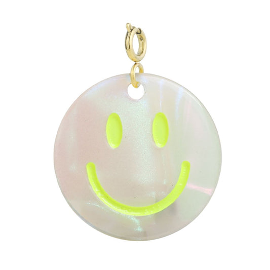 Anhänger Smiley highlight/gold