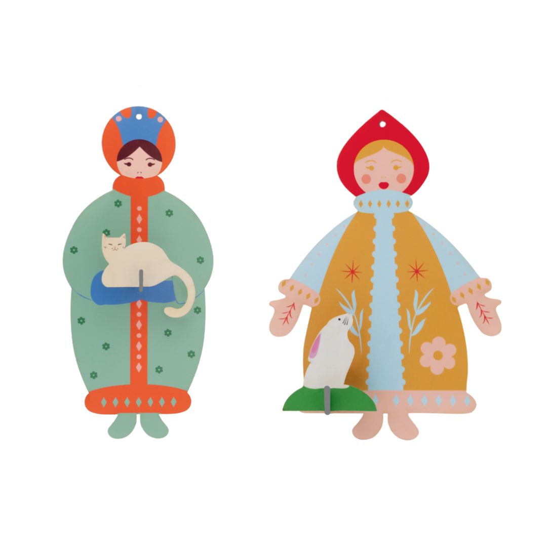 Studio Roof | Anhänger Ornamente 'Winter Sisters'