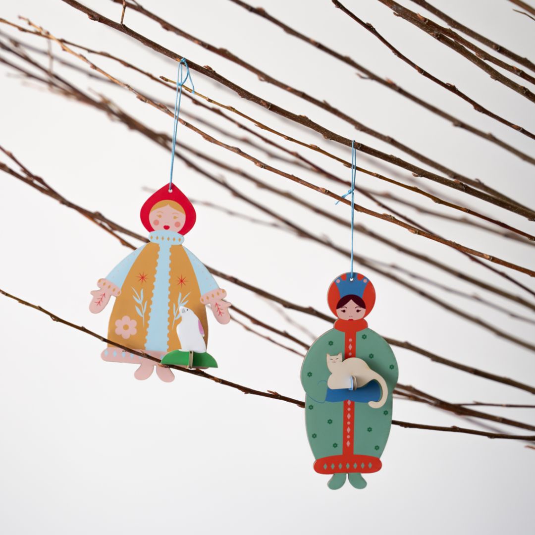 Studio Roof | Anhänger Ornamente 'Winter Sisters'
