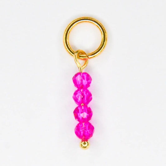Anhänger Facette rosa