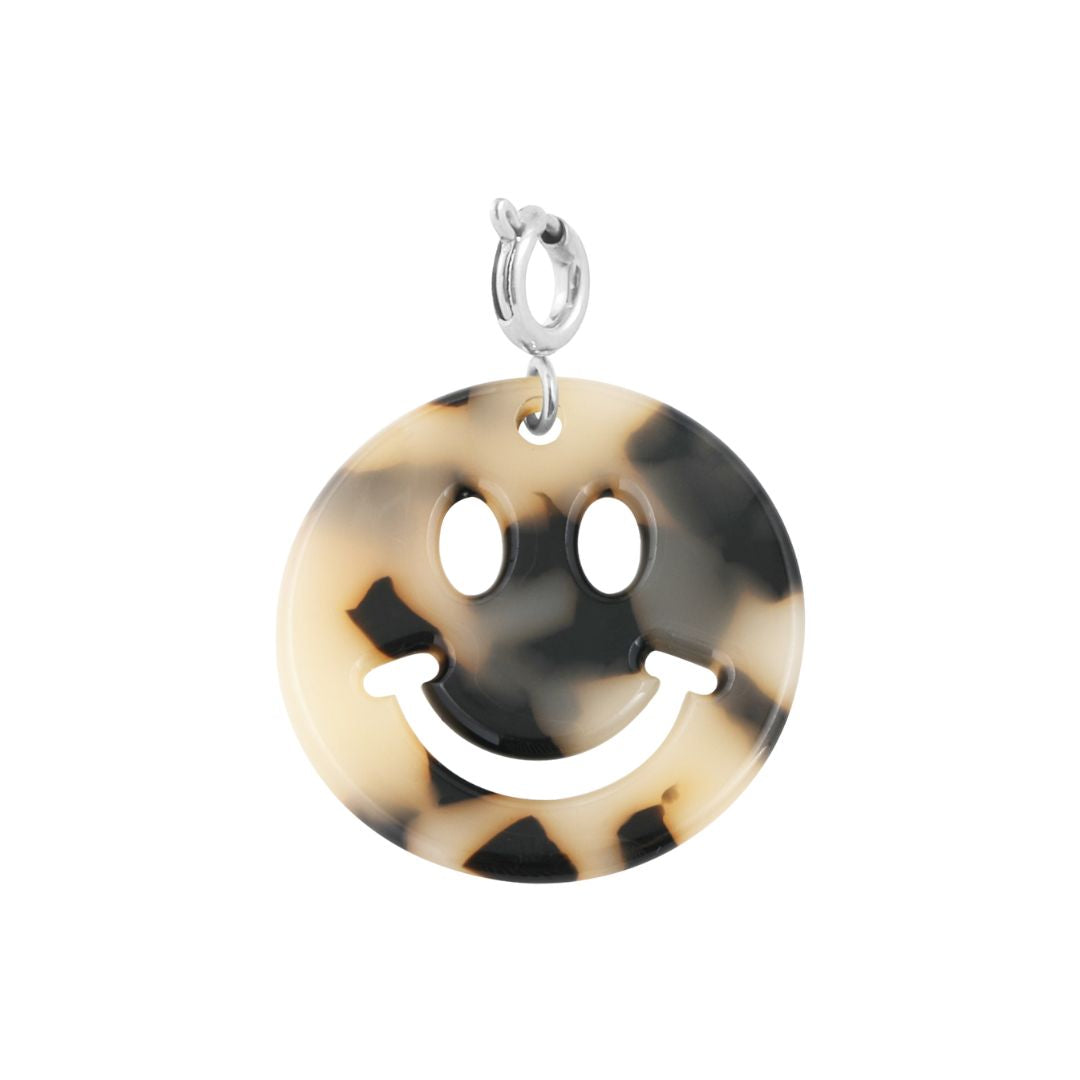 Anhänger Smiley leo/silber