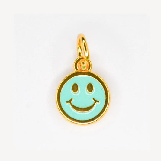 Anhänger Smiley blau