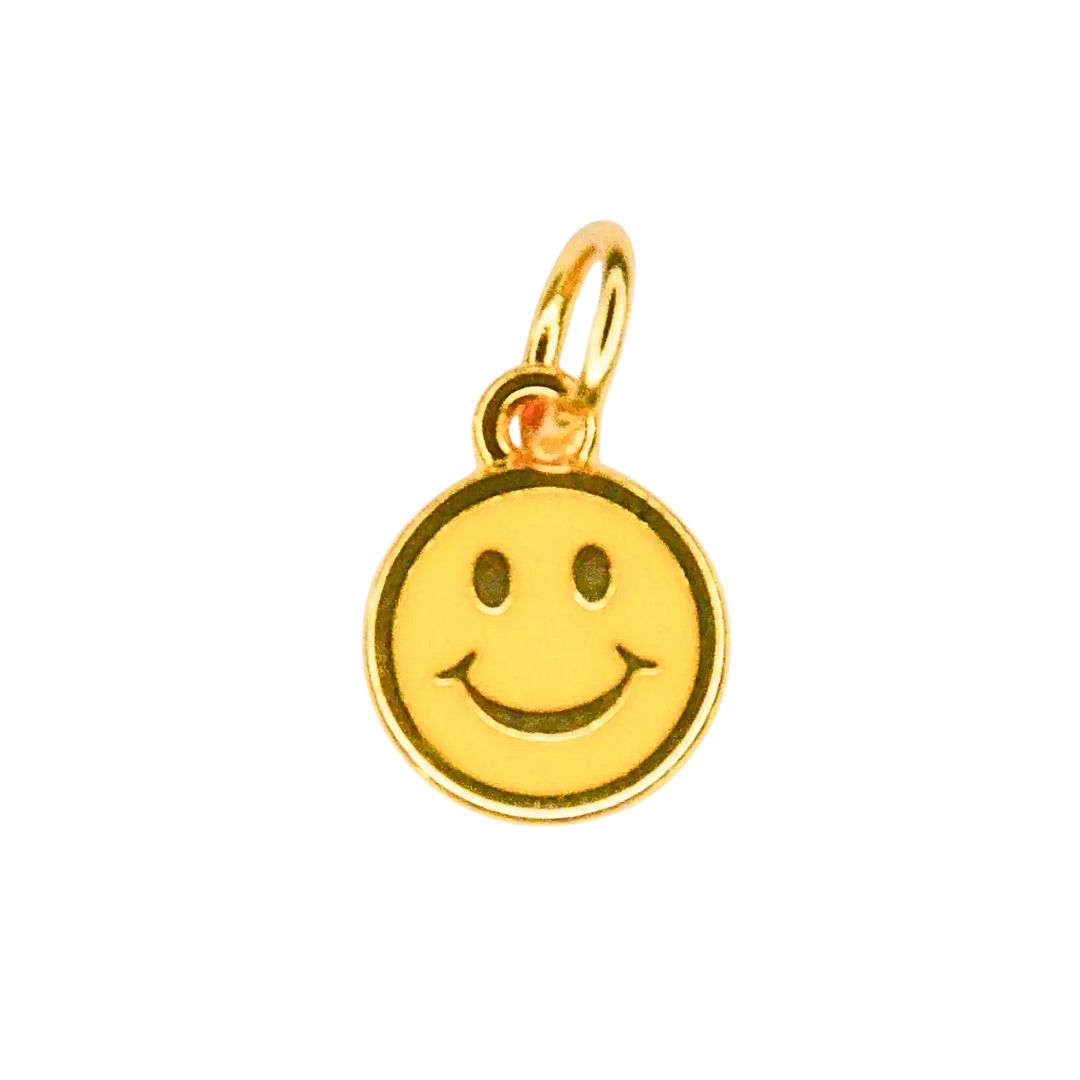 Anhänger Smiley gelb