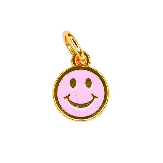 Anhänger Smiley rosa