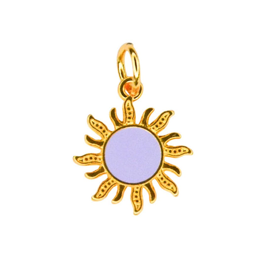 Anhänger Sonne lila
