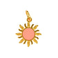 Anhänger Sonne orange