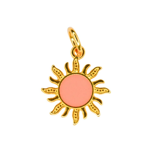 Anhänger Sonne orange