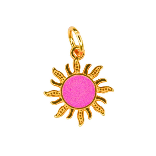 Anhänger Sonne rosa
