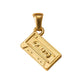 CHARMS | Anhänger 'Mixtape' gold