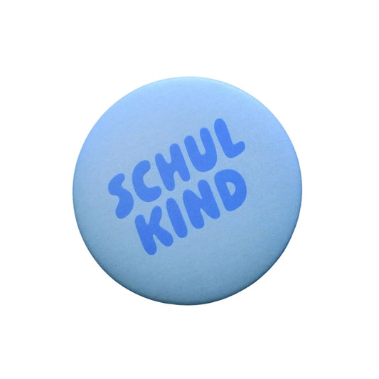 Ansteckbutton 'SCHULKIND' blau