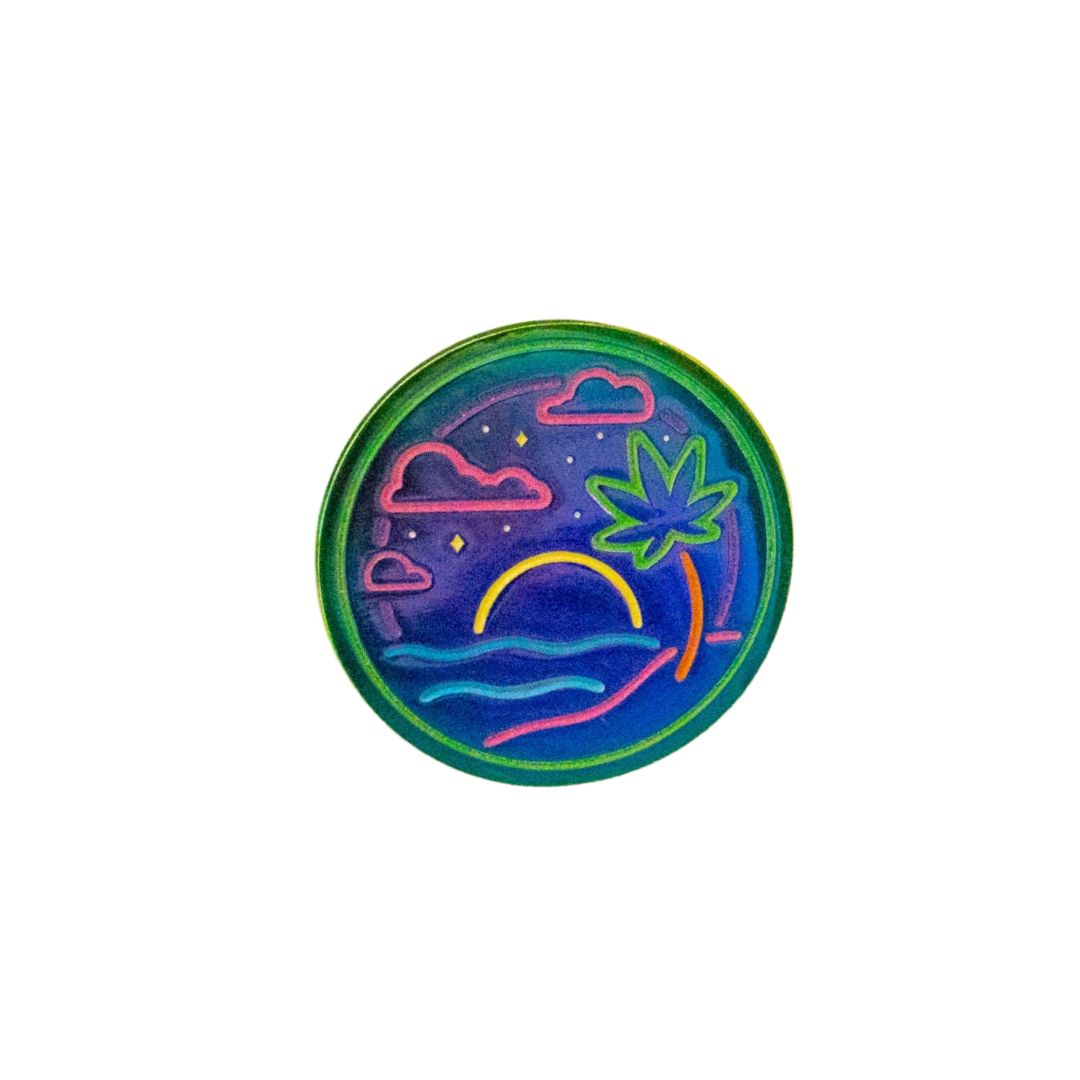 Anstecker 'It's 4:20 Somewhere Pin' glow in the dark