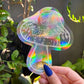 Suncatcher-Aufkleber 'Pilzmotiv' Regenbogenmacher
