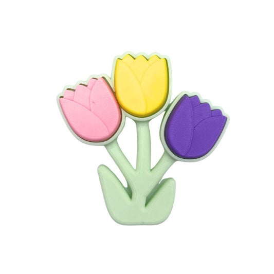 Anti-Stress Fidget 'Tulpenklicker 3fach Pastell'