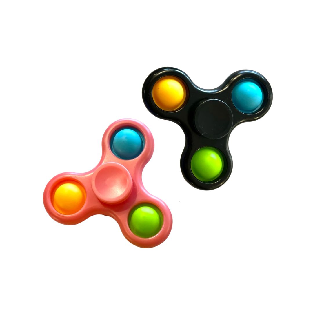 Anti-Stress Finger-Kreisel 'Fidget Spinner LED Licht'