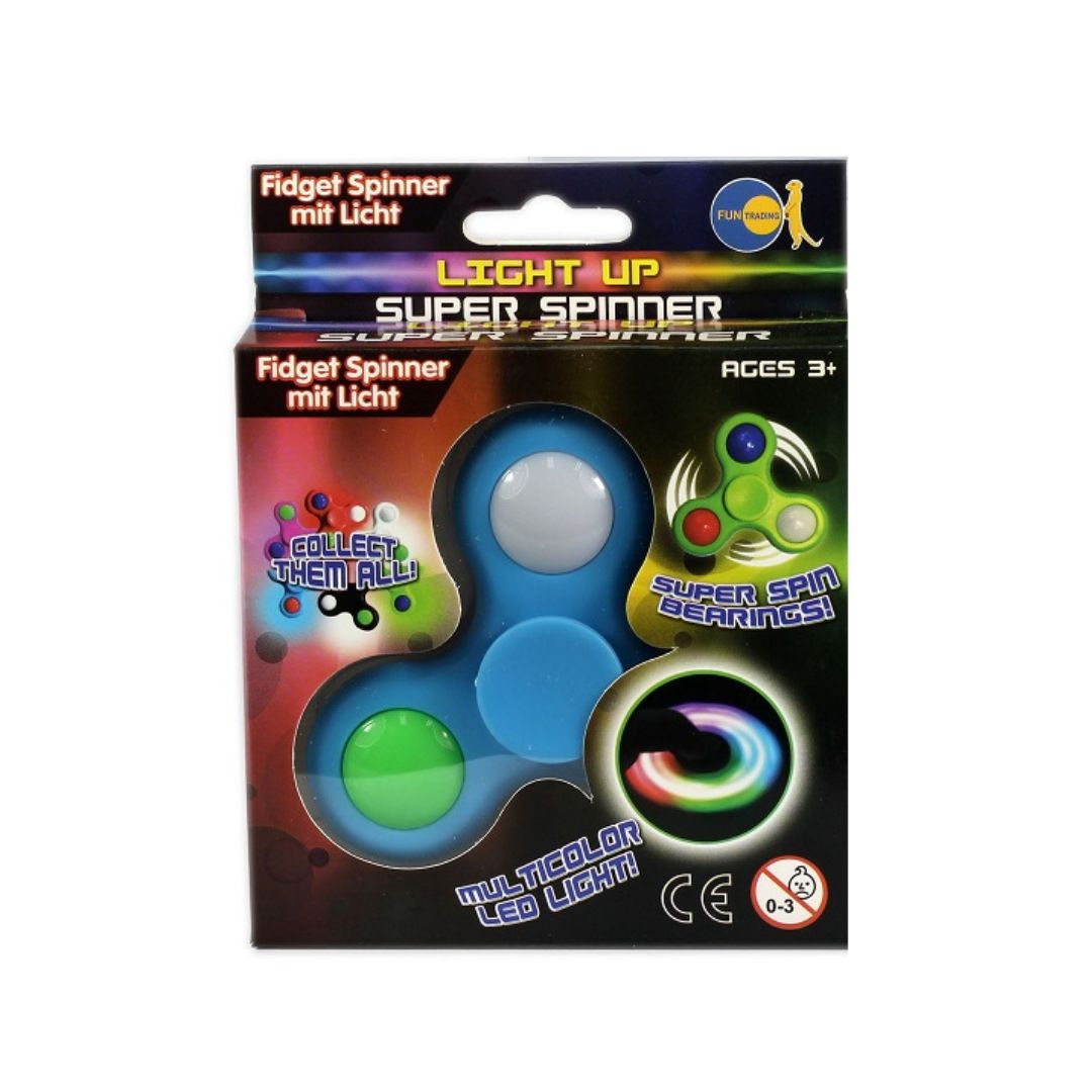 Anti-Stress Finger-Kreisel 'Fidget Spinner LED Licht'