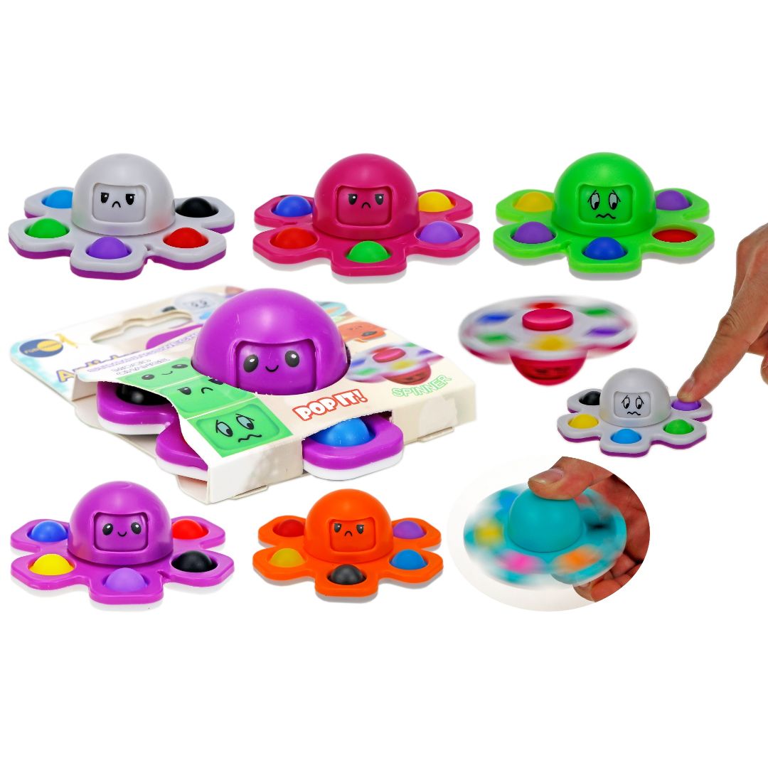 Anti-Stress Stimmungsbarometer 'Octopus Spinner'