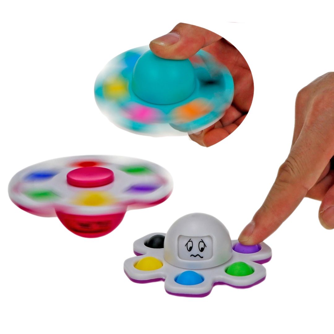 Anti-Stress Stimmungsbarometer 'Octopus Spinner'