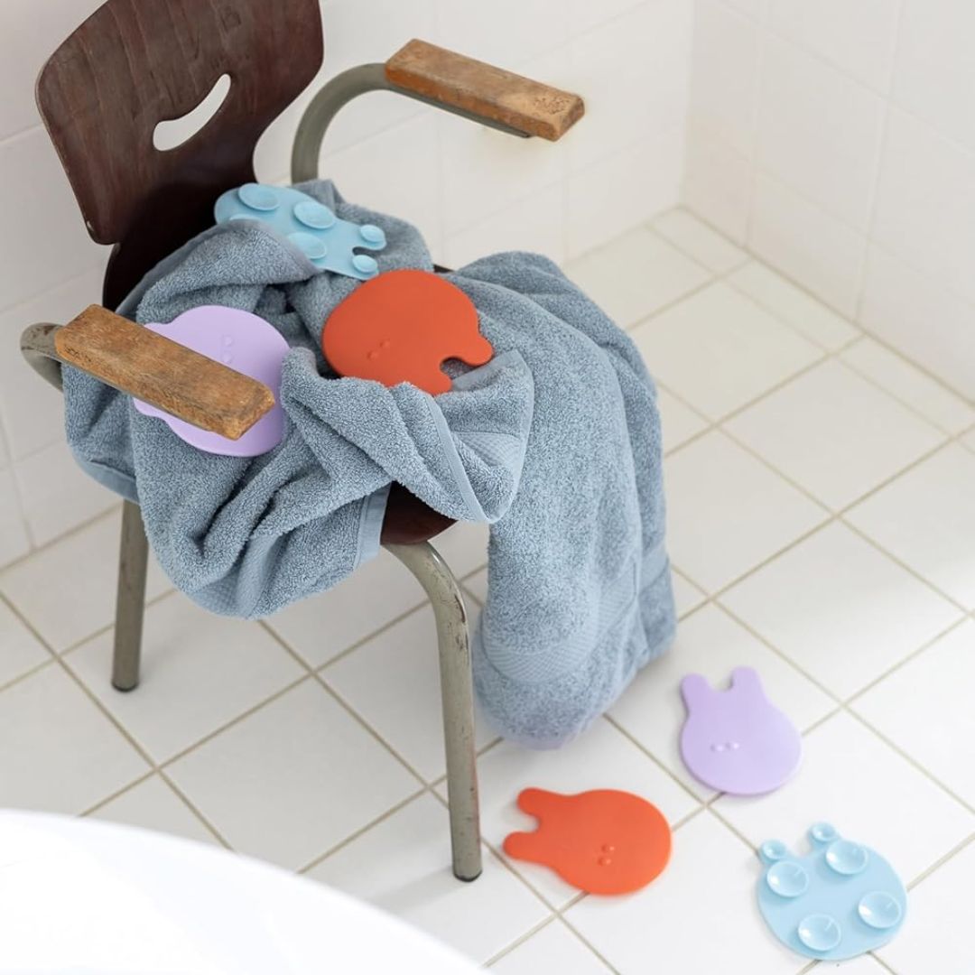 Antirutsch Pads 'Grippi' korallenblau