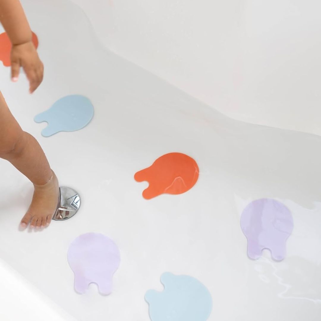 Antirutsch Pads 'Grippi' korallenblau