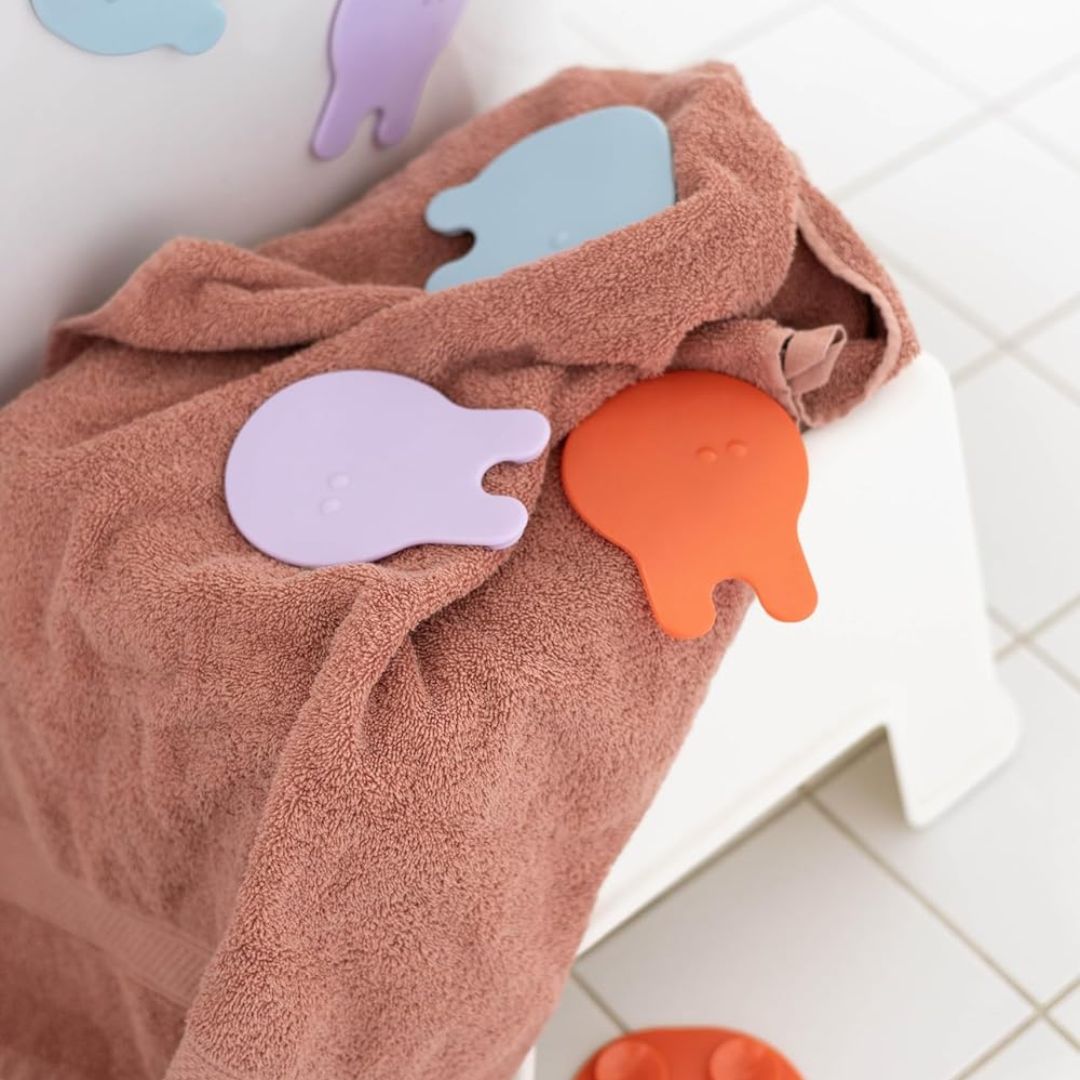 Antirutsch Pads 'Grippi' korallenblau