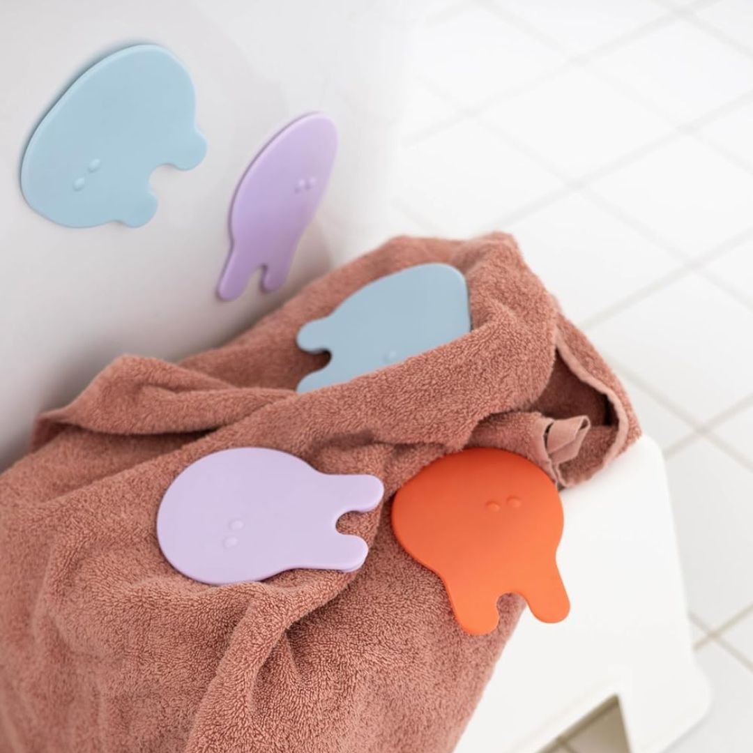 Antirutsch Pads 'Grippi' korallenblau