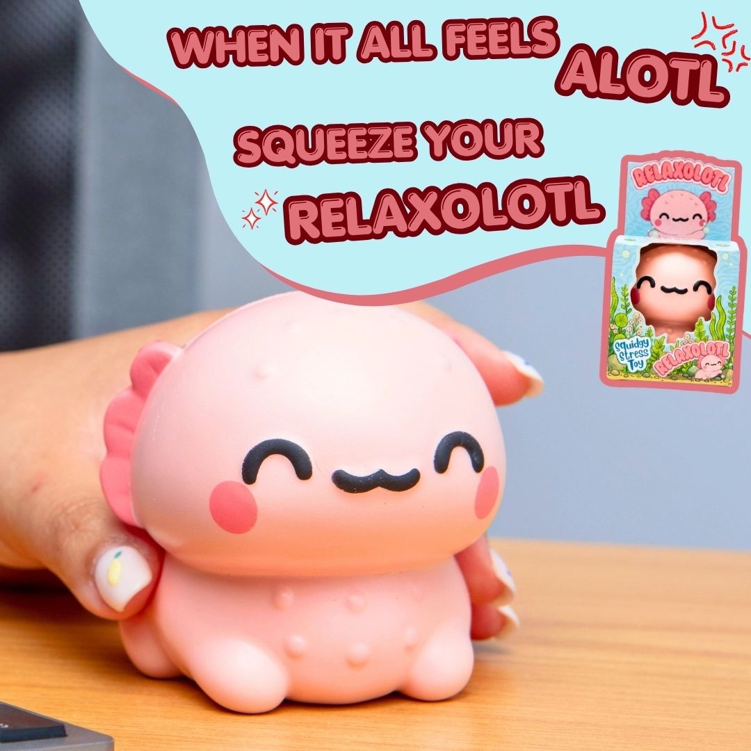 Antistress-Spiel 'Relaxolotl'