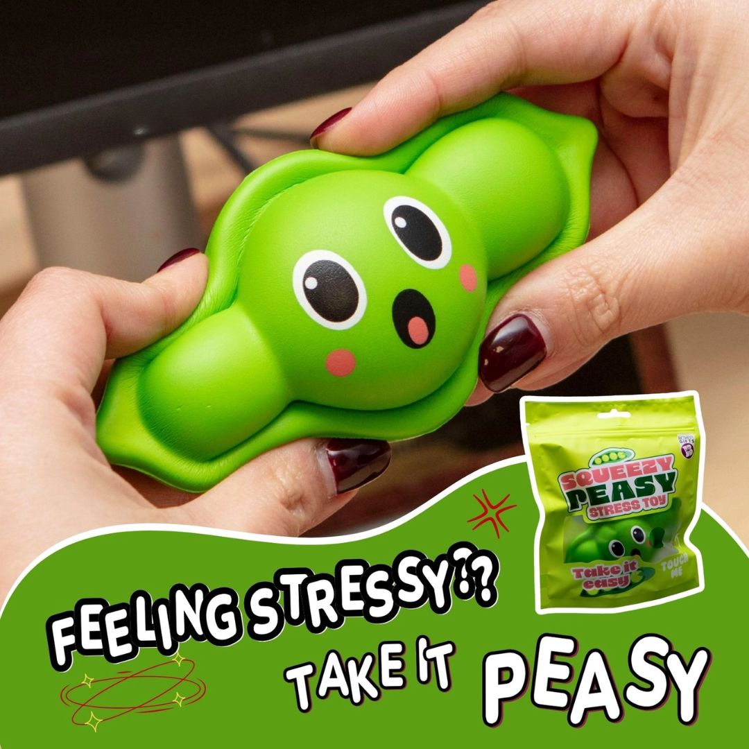 Antistress-Spiel 'Squeezy Peasy'