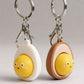 ANTI STRESS | Fidget-Pop Schlüselanhänger 'Boiled Egg Clicker'