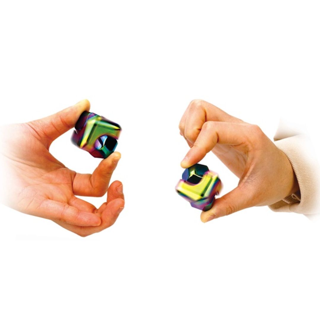 Anti-Stress Fidget 'Iron Cube Spinner'
