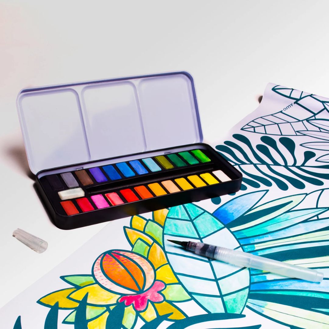 OMY Aquarell-Malbox 'Kit Aquarelle'