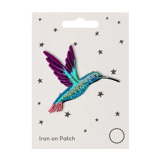 Aufnäher zum Aufbügeln 'Kolibri'