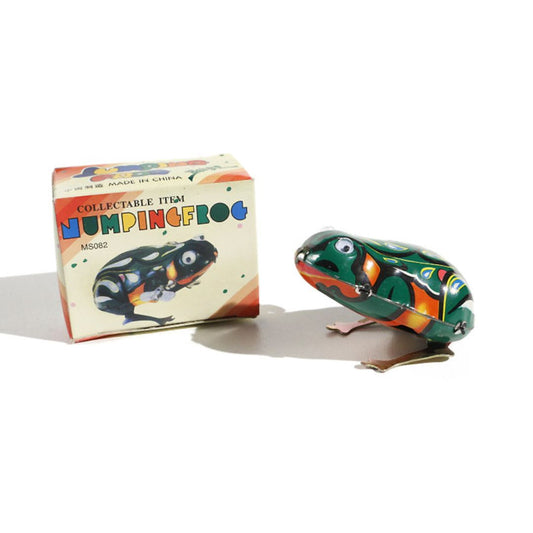 Aufziehspielzeug 'Frosch mit Augen'