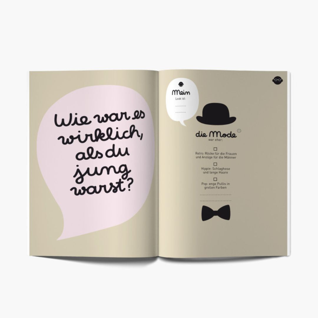 Ausfüllbuch: Opa oder Oma und Ich Erinnerungsbuch