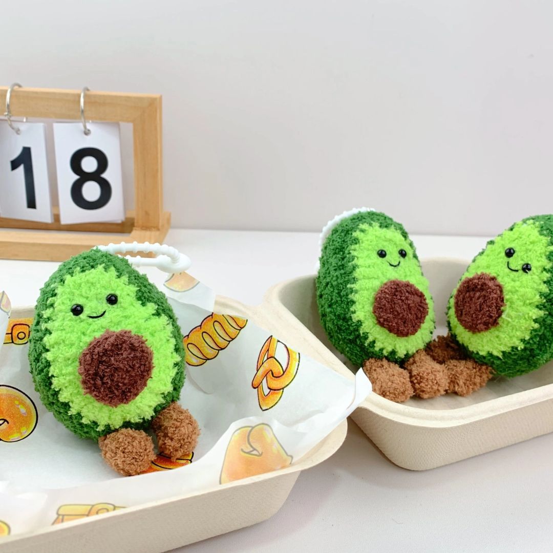 Gehäkeltes Jellycat-Plüschtier 'Avocado'