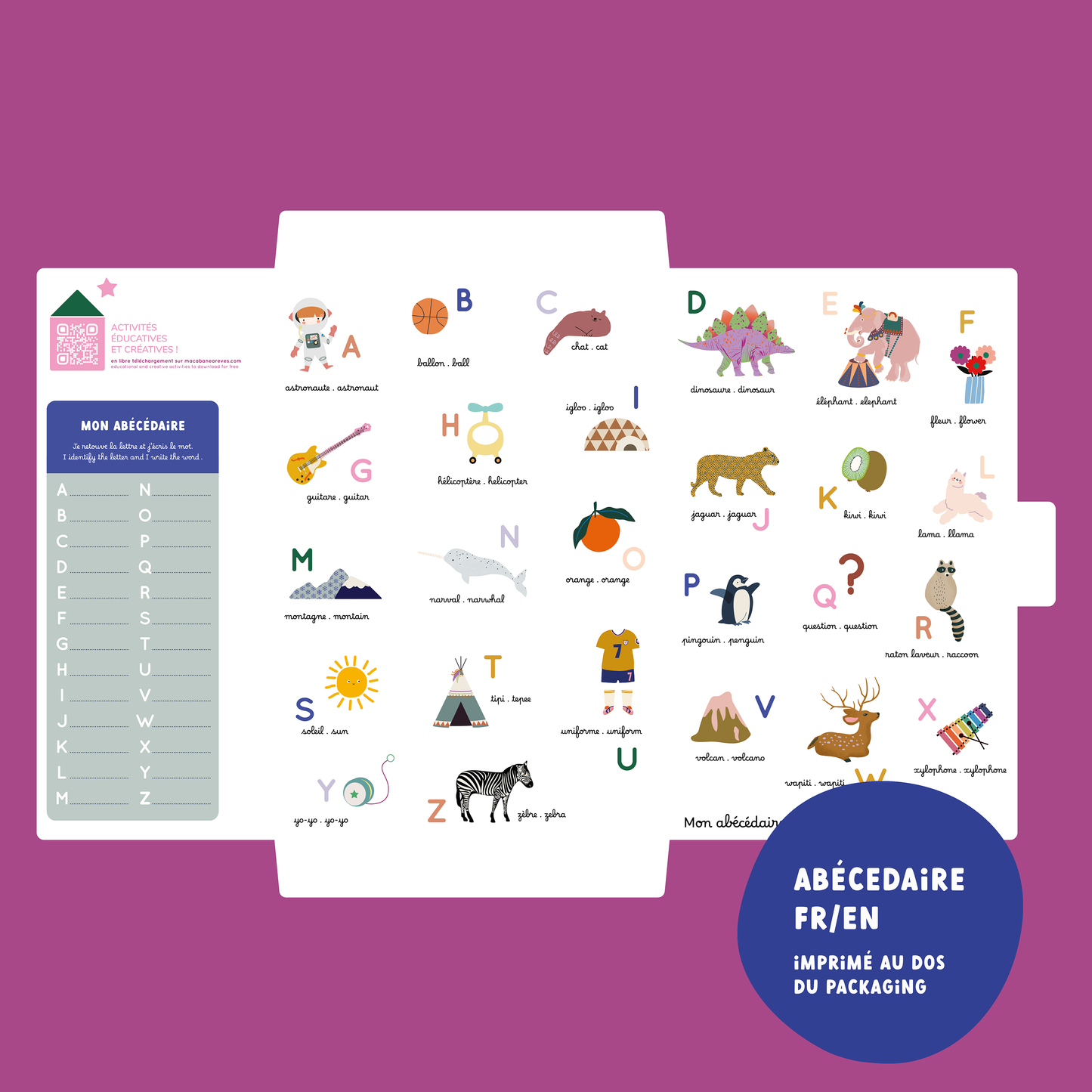 Magnetisches Alphabet 61 Große Großbuchstaben