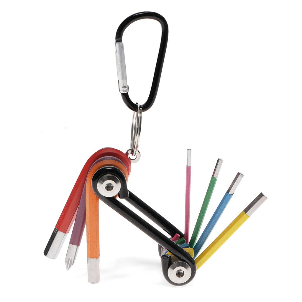 7-in-1 Inbusschlüssel-Multitool mehrfarbig