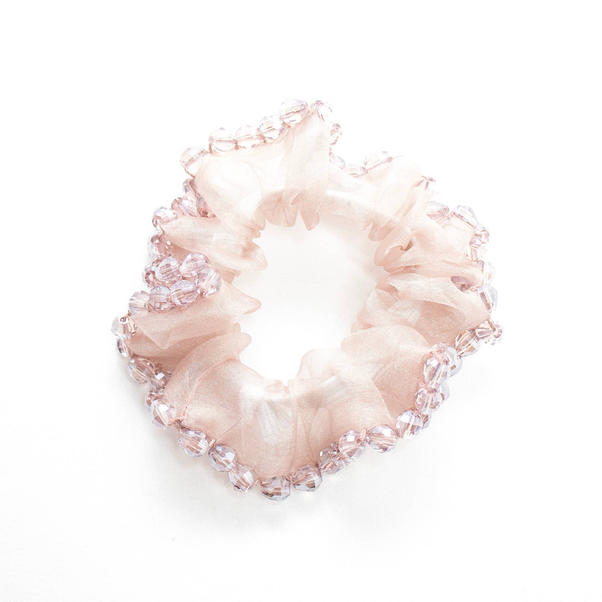 Scrunchie Meerjungfrau Perlmuttperlen rosa