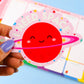 Sticker „I need space“ – Trendiger Aufkleber für Kawaii-Liebhaber