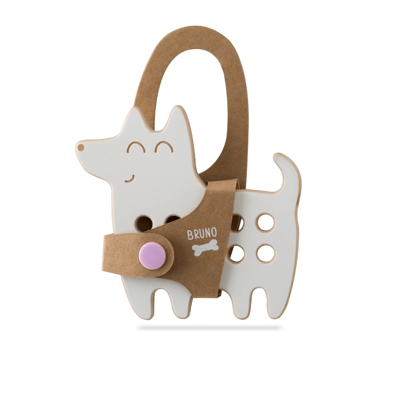 Kleines Schnürspielzeug aus Holz 'Bruno'