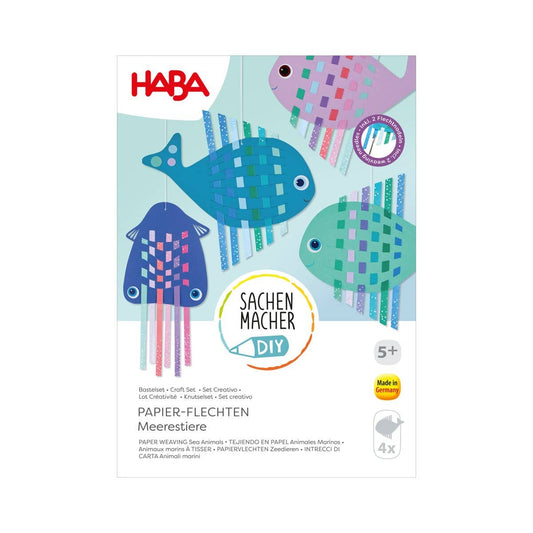 Bastelset - Papier-Weben Meerestiere