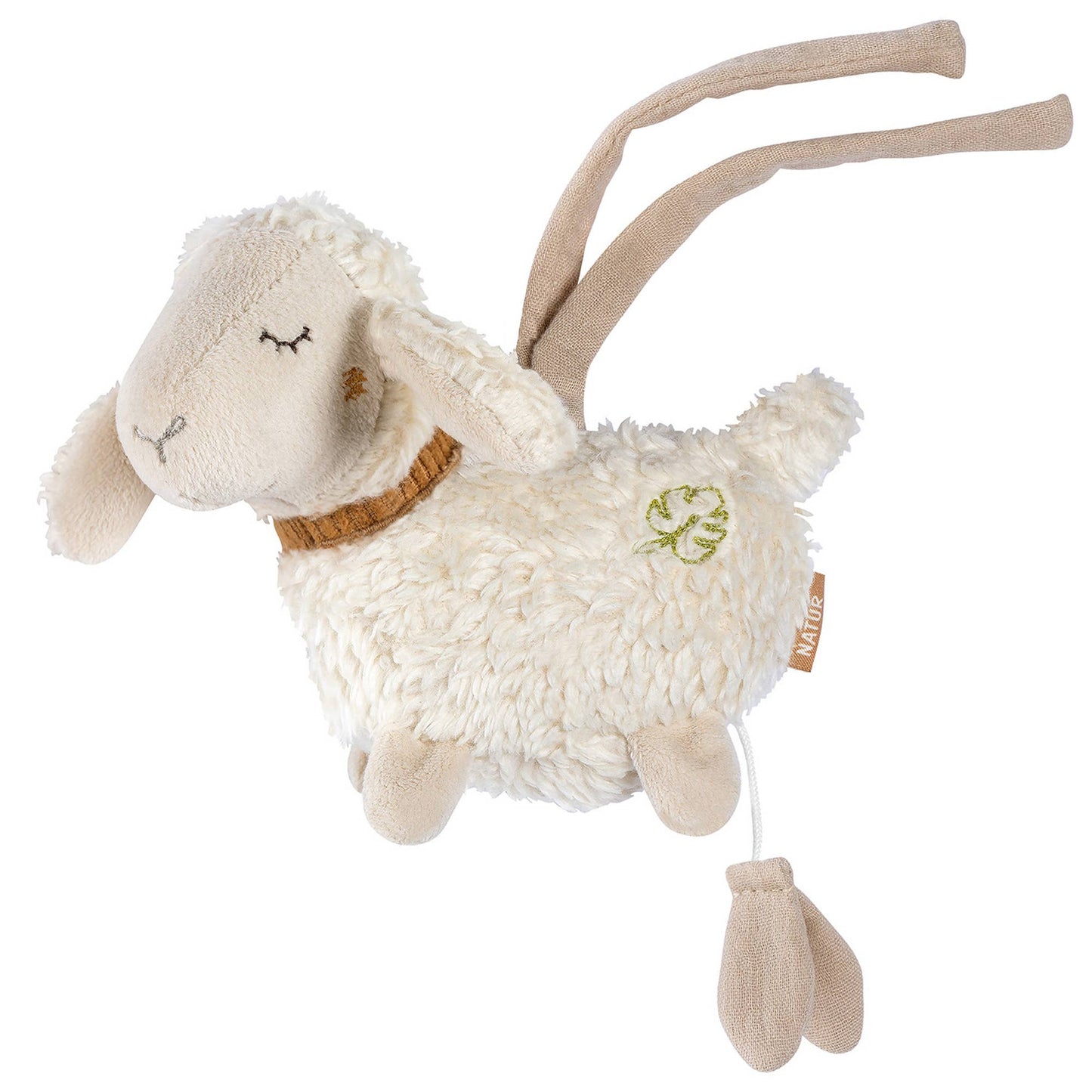 Mini-Spieluhr Schaf Natur - Kuscheltier & Einschlafhilfe