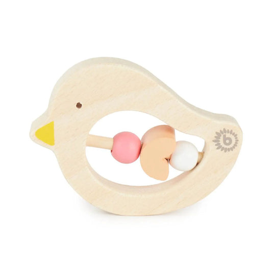 Beißring Vogel rose