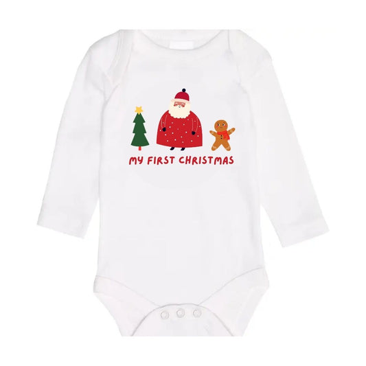 Amineck Baby Weihnachts-Body 'MY FIRST CHRISTMAS'