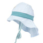 PICKAPOOH | Musselin Mütze 'Feuerwehr' blue surf