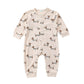 Overall beige mit Dackel Allover Print