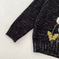 Kinder Grobstrick Pullover 'Dandelion' anthra